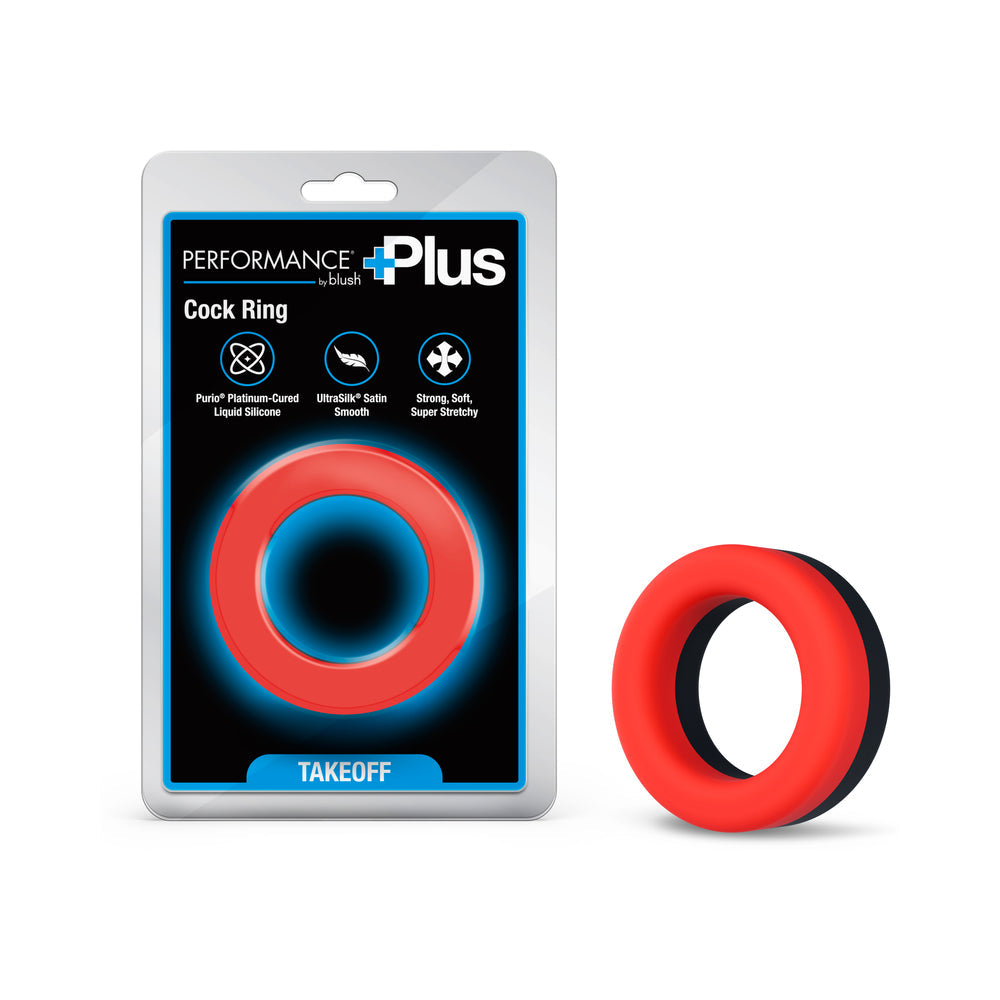 Performance Plus Cock Ring - Takeoff Red/Black
